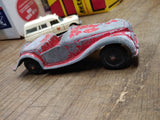 Vtg Tootsietoy Red Classic MG Die Cast Sports Car Toy 5 Inches Made In USA