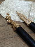 Vtg New York City 2 Piece Pen Souvenir Statue Of Liberty Empire State Building!