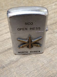 Vtg Korean War 1st Corps Artillery NCO Open Mess Corona Super Cigarette Lighter