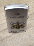 Vtg Korean War 1st Corps Artillery NCO Open Mess Corona Super Cigarette Lighter