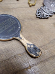 Vtg 1607 to 1907 Jamestown Exposition Souvenir Miniature Vanity Purse Mirror!