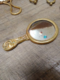 Vtg 1607 to 1907 Jamestown Exposition Souvenir Miniature Vanity Purse Mirror!