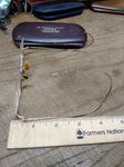 Vtg AO? 1/10 12K Gold Filled Wire Rim Half Frame Eye Glasses with Case Nice!