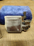 Vtg 1963 Zippo Brushed Chrome Cigarette Lighter Pat# 2517191 w/Original Insert