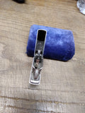 Vtg 1963 Zippo Brushed Chrome Cigarette Lighter Pat# 2517191 w/Original Insert