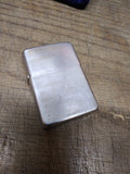 Vtg 1963 Zippo Brushed Chrome Cigarette Lighter Pat# 2517191 w/Original Insert