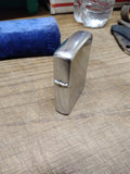 Vtg 1963 Zippo Brushed Chrome Cigarette Lighter Pat# 2517191 w/Original Insert