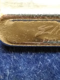 Vtg 1963 Zippo Brushed Chrome Cigarette Lighter Pat# 2517191 w/Original Insert