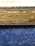 Vtg 1963 Zippo Brushed Chrome Cigarette Lighter Pat# 2517191 w/Original Insert