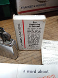 Vtg 1963 Zippo Brushed Chrome Cigarette Lighter 2517191 Orig Insert Papers Box!