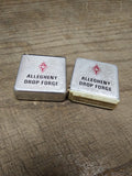 Vtg 2 Piece Park Ave Advertising Pocket Ruler tape Measure Allegheny