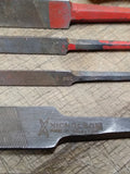 Vtg 15 Piece File Lot FL Grobet Nicholson Black Diamond Heller Tools Good Shape