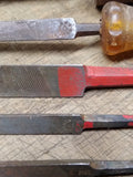 Vtg 15 Piece File Lot FL Grobet Nicholson Black Diamond Heller Tools Good Shape