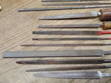 Vtg 15 Piece File Lot FL Grobet Nicholson Black Diamond Heller Tools Good Shape