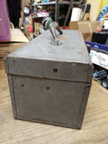Vtg Simonsen Metal Products Tool Tackle Box NIKI THE DOG LOGO Boxes Of Quality!