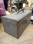 Vtg Simonsen Metal Products Tool Tackle Box NIKI THE DOG LOGO Boxes Of Quality!