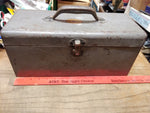 Vtg Simonsen Metal Products Tool Tackle Box NIKI THE DOG LOGO Boxes Of Quality!