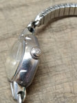 Vtg Hamilton 17 Jewel Ladies Wind Up Working Watch 10K RGP Stretch Band Swiss!