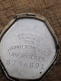 Vtg Hamilton 17 Jewel Ladies Wind Up Working Watch 10K RGP Stretch Band Swiss!