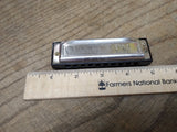 Hohner Pocket Pal Harmonica Key Of C 10 Hole Nice Tone Good Condition!