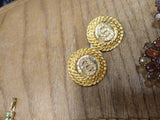 Vtg 15 Piece Rhinestone Jewelry Lot Statement Necklaces Bracelets Earrings Nice!