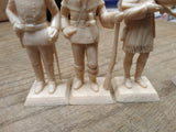 Vtg Marx Famous American Heroes Lot Gen Custer Buffalo Bill Kit Carson D Boone+