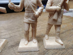 Vtg Marx Famous American Heroes Lot Gen Custer Buffalo Bill Kit Carson D Boone+
