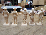 Vtg Marx Famous American Heroes Lot Gen Custer Buffalo Bill Kit Carson D Boone+