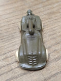 Vtg Barclay Slush Mold Metal Green Military Tank White Rubber Tires Made in USA!