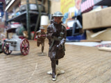 Vtg Manoil? Authenticast Metal Lead WWI Toy Infantry Walking Soldier Nice Shape!