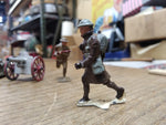 Vtg Manoil? Authenticast Metal Lead WWI Toy Infantry Walking Soldier Nice Shape!