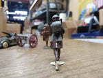 Vtg Manoil? Authenticast Metal Lead WWI Toy Infantry Walking Soldier Nice Shape!