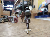 Vtg Manoil? Authenticast Metal Lead WWI Toy Infantry Walking Soldier Nice Shape!