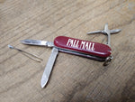 Vtg Pall Mall Multi Function Folding Pocket Knife w/Tweezers Scissors Nail File