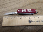 Vtg Pall Mall Multi Function Folding Pocket Knife w/Tweezers Scissors Nail File