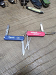 Vtg 2 Pc Victorinox and China Cipro Aptech Multi Function Folding Pocket Knives