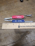 Vtg 2 Pc Victorinox and China Cipro Aptech Multi Function Folding Pocket Knives