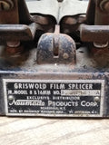 Vtg Griswold Film Splicer Jr. Model 8 & 16mm Movies No. J49041A Cast Iron USA
