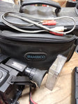 Vtg JVC Compact VHSC Model GR AX47 5 Head Camcorder with Bag Charger Tapes Cords