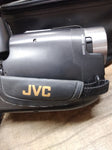 Vtg JVC Compact VHSC Model GR AX47 5 Head Camcorder with Bag Charger Tapes Cords