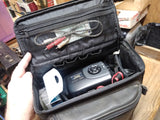 Vtg JVC Compact VHSC Model GR AX47 5 Head Camcorder with Bag Charger Tapes Cords