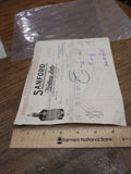 Vtg 1926 Antique Receipt Bill Sanford Mfg Co Chicago for Writing Ink and Fluid