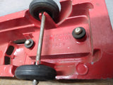 Vtg 1950's Hubley Kiddie Toy Die Cast Metal Fire Engine Complete Original Paint!