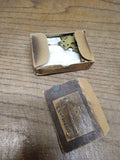 Vtg NOS 1 Dozen Pair Brass Cabinet Hinges Brainerd Mfg Co. 5/8" x 2 3/4" in Box!