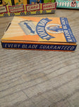Vtg NOS Lucky Boy Double Edge Razor Blades 20 5 Blade Packs Full Display Box