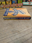 Vtg NOS Lucky Boy Double Edge Razor Blades 20 5 Blade Packs Full Display Box