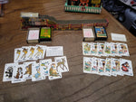 Vtg Disneyland Express Disney Fantasyland Card Games Mickey Mouse Display 1950's