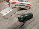 Vtg Heddon Dowagiac Crazy Crawler 2100 BF Fishing Lure Great Condition Orig Box!