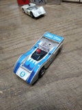 Vtg 1970's Tyco Blue Max McLaren #8 HO Scale Slot Car with Driver Nice!
