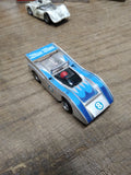Vtg 1970's Tyco Blue Max McLaren #8 HO Scale Slot Car with Driver Nice!